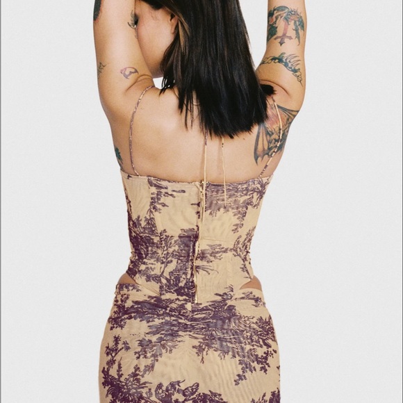 Miaou Aphex Corset in Gold Toile - Picture 4 of 7